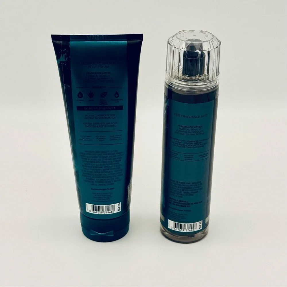 Bath & Body Works Wicked Vanilla Woods Halloween Body Care Set NWT